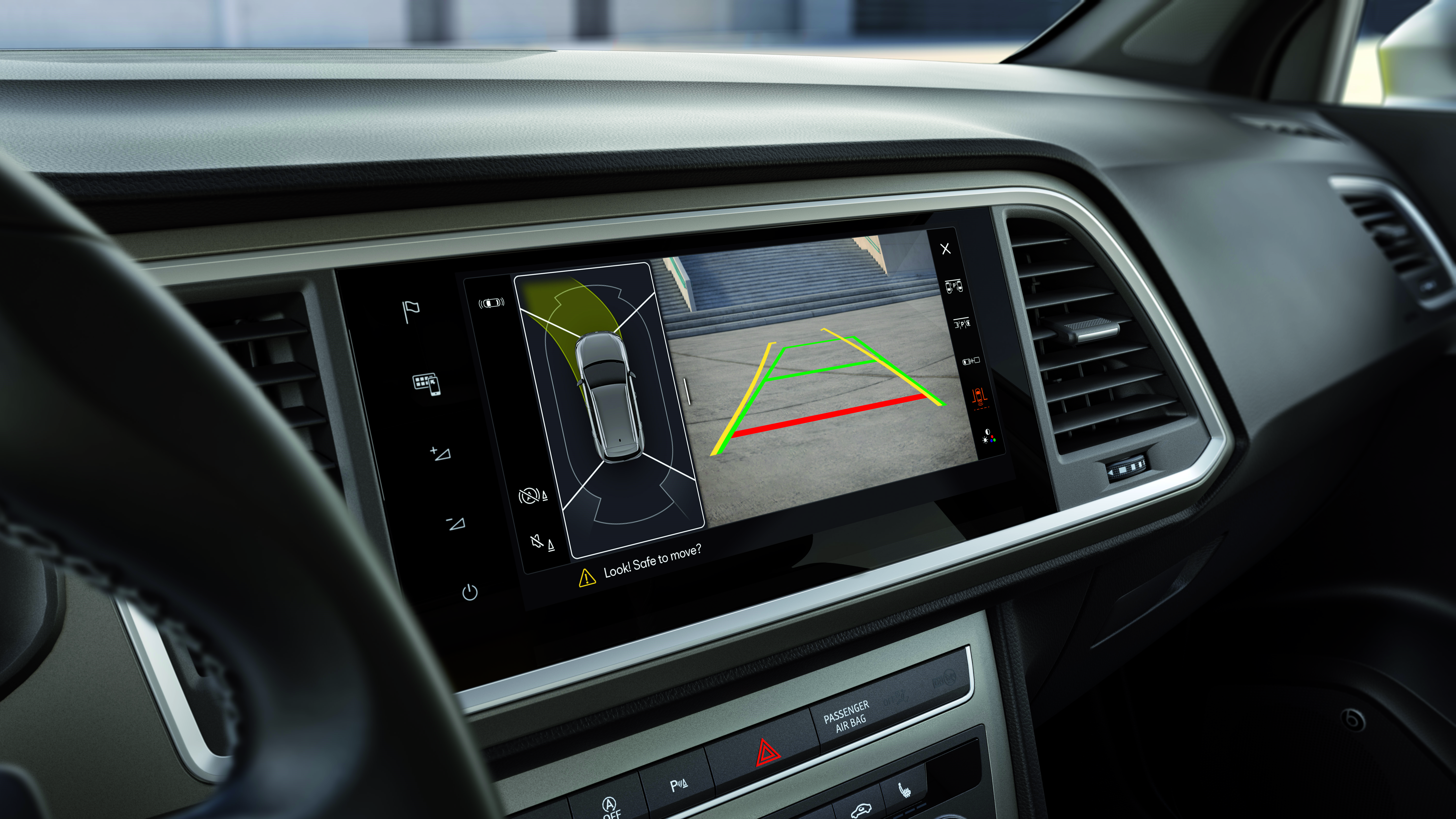 SEAT Ateca SUV detailed view of wireless charger