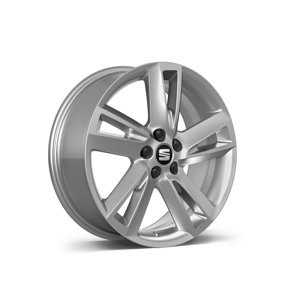 Seat Arona Dynamic 17 inch 26-1 Brilliant Silver alloy wheels